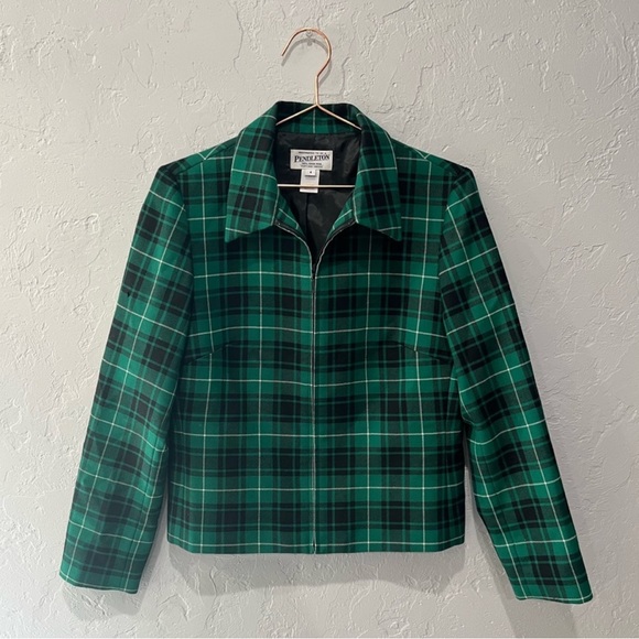 Pendleton Vintage Plaid Blazer Jacket 4 - Picture 1 of 6